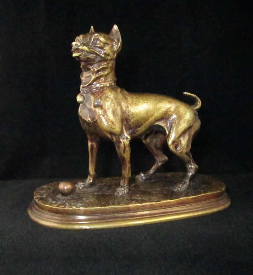 Pierre Jules Mene Bronze Dog