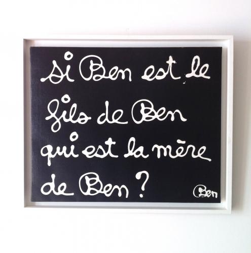 BEN  (Ben Vautier) (1935 - 2024)