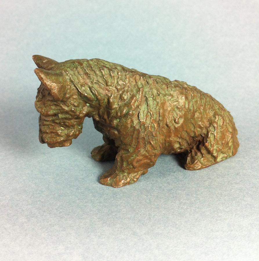Bronze Scottish Terrier by Marguerite Kirmse