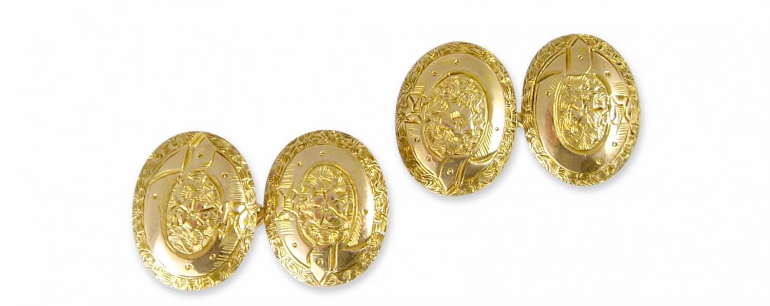 Victorian Gold Cufflinks