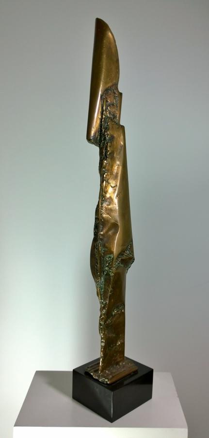 Louis Chavignier (1922 - 1972) Fugue bronze