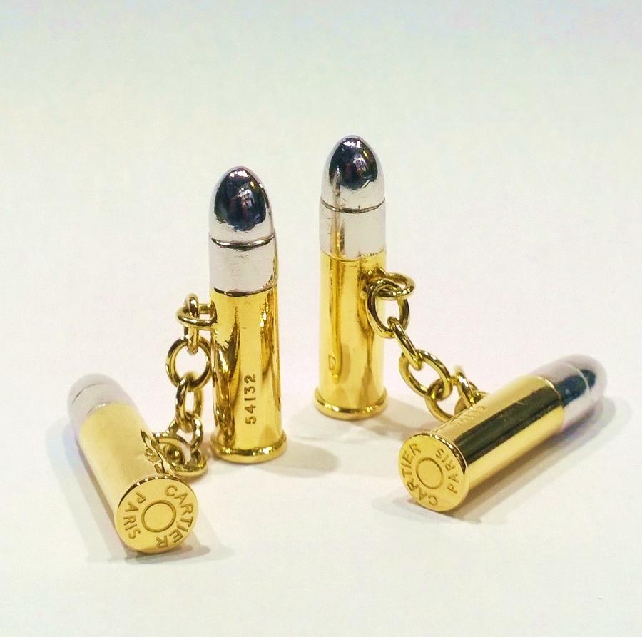 Cartier Bullet Cufflinks