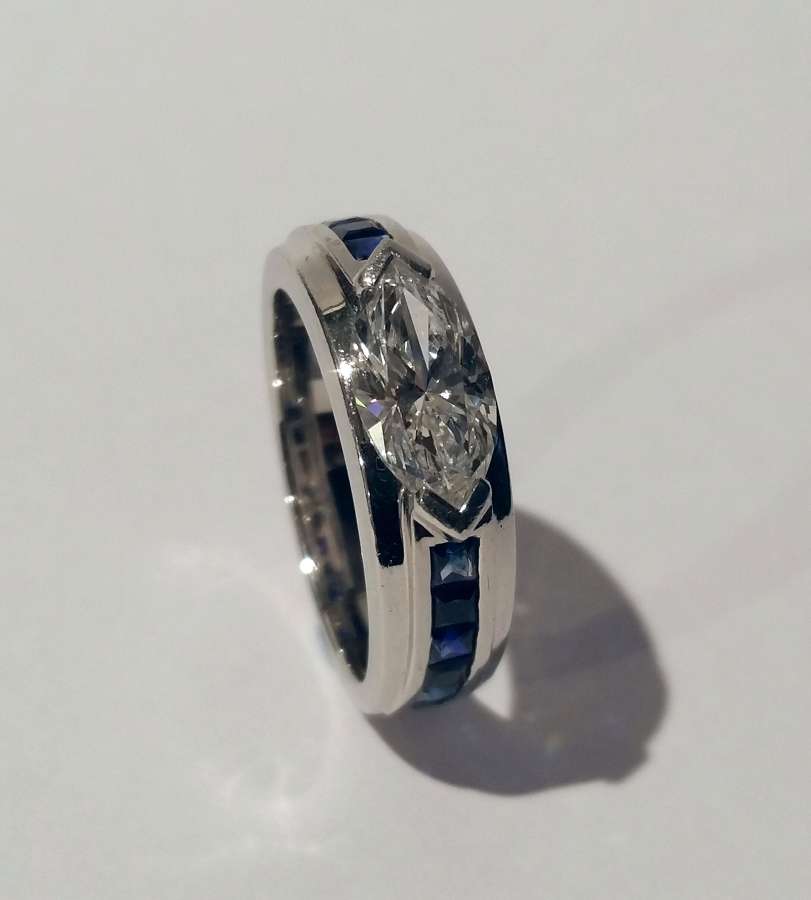 Diamond Marquise cut ring