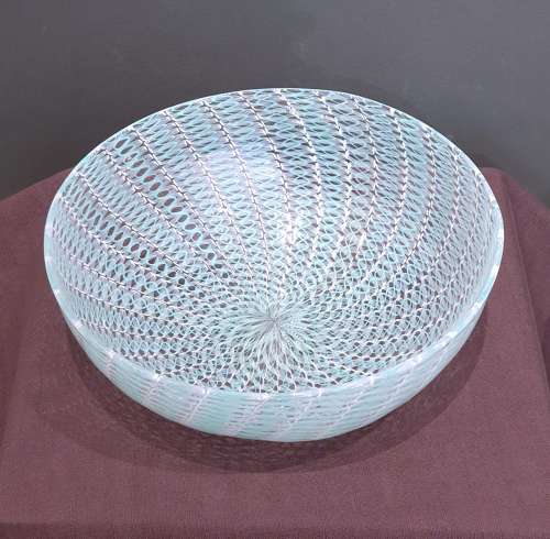 Venini Zanfireco bowl circa 1950