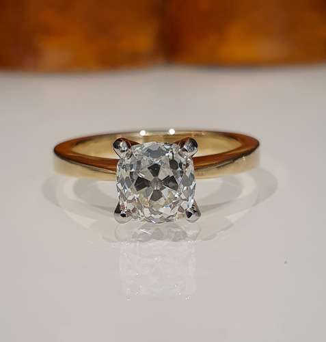 Old cut diamond ring