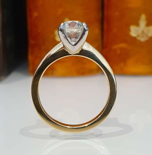 Old cut diamond ring