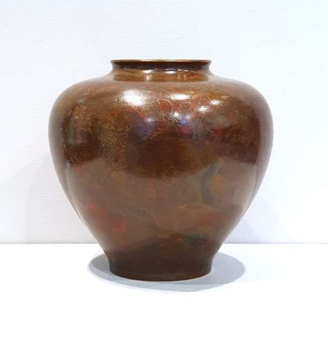 Japanese murashido bronze vase circa 1930