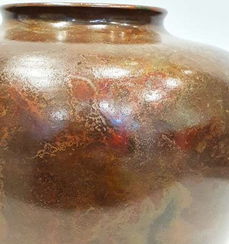 Japanese murashido bronze vase circa 1930