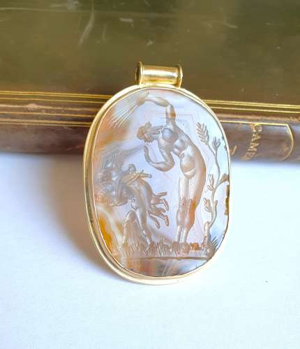 17th century agate intaglio