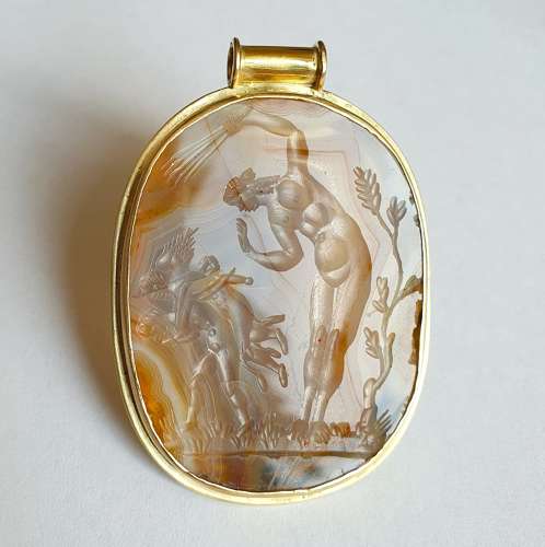 17th century agate intaglio