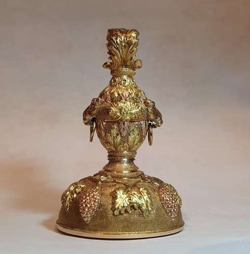 Georgian gold fob seal with intaglio attributed to Edward Burch