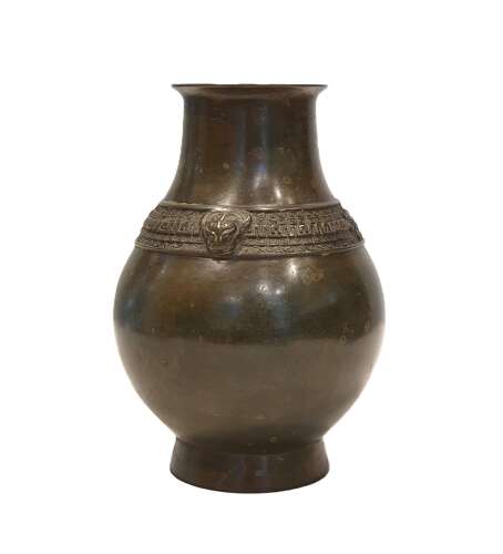 Japanese Bronze vase by Kanaya Gorosaburo (1836-1890)