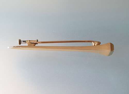 Hermes 18ct gold clou pin brooch